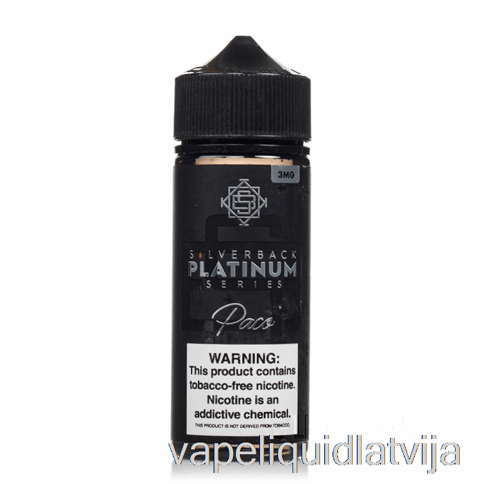 Paco - Silverback Platinum Series - 120ml 0mg Vape šķidrums